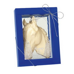 Шоколад фигурный "На удачу!" из белого шоколада, 60г, в подарочной коробке, цвет синий