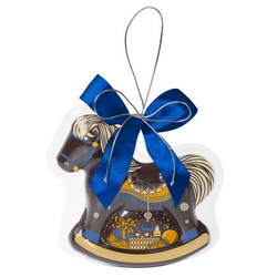 Шоколад фигурный "Символ года" из горького шоколада, 120гр, в пластиковой упаковке